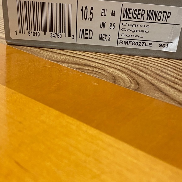 Kenneth Cole Mens Weiser Wingtip Brown Oxfords - Picture 6 of 6